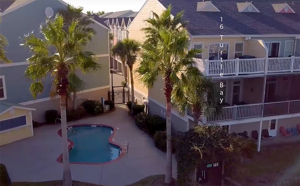 Community pool at Turtle Bay, Folly Beach