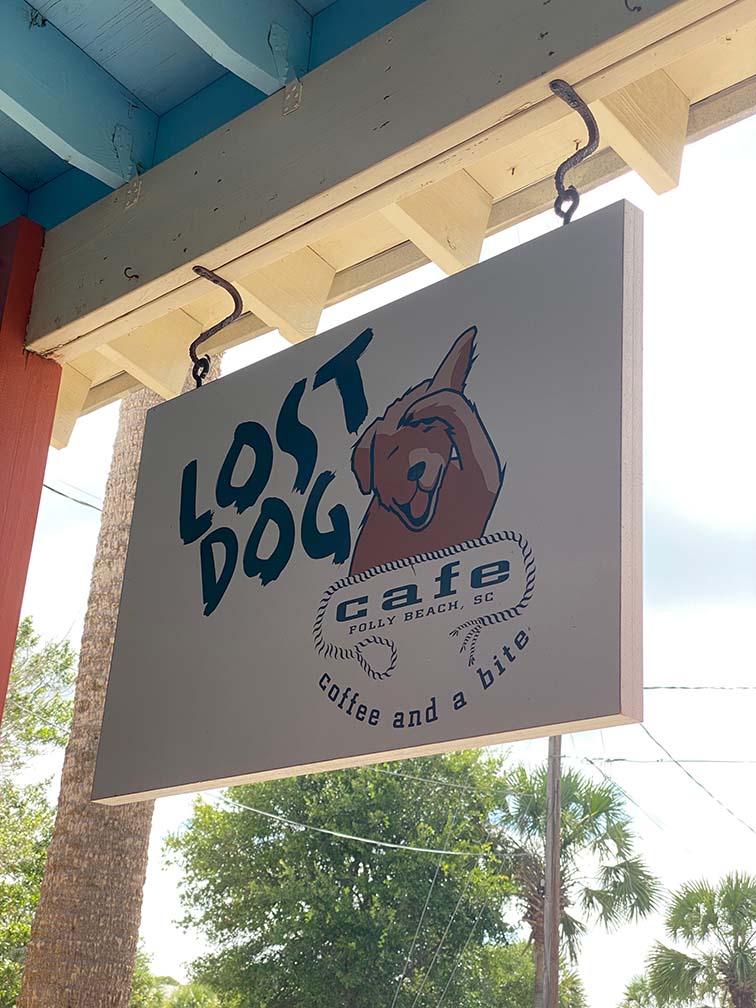 Lost Dog Cafe on Folly Beach